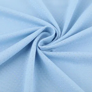 Commercio all'ingrosso della fabbrica di dimensioni personalizzate 180G elastico in tessuto Jacquard traspirante tessuto a maglia asciutto per Sport t-shirt