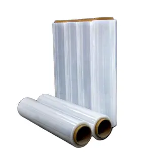 500mm width PE stretch film hand used shirnk film for wrapping pallets