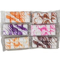 Jouets sensoriels anti-stress en PU à montée lente, en forme de barre de chocolat marbrée, de la marque JQ Wholesale