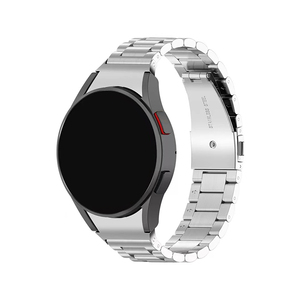 Bracelet à trois maillons pour <span class=keywords><strong>Samsung</strong></span> <span class=keywords><strong>Galaxy</strong></span> <span class=keywords><strong>Watch</strong></span> <span class=keywords><strong>4</strong></span> 40mm 44mm bandes, <span class=keywords><strong>Galaxy</strong></span> <span class=keywords><strong>Watch</strong></span> <span class=keywords><strong>4</strong></span> Classic Band 42mm <span class=keywords><strong>46mm</strong></span>, remplacement du connecteur Arc - Product Image 1