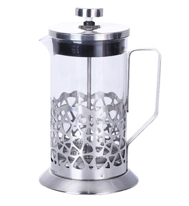 Luwu — tasse à café, 350, 600, 800 et 1000ml, en acier inoxydable et verre, pressoir à café ou à thé - Product Image 1