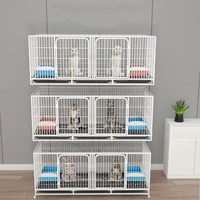 Cage pour animaux de compagnie de grande taille, respirante, avec fermeture à pression, pour chiens, oiseaux et autres animaux, pour hôpital vétérinaire