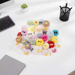 Cadeau d'anniversaire pour un ami - Pendentif <span class=keywords><strong>pompon</strong></span> - Porte-clés en peluche pour récompense scolaire de rentrée des classes - Product Image 1