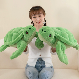 Divertido y Popular Peluche <span class=keywords><strong>de</strong></span> Tortuga Verde, Juguete <span class=keywords><strong>de</strong></span> Peluche Suave para Aliviar el Estrés, Peluche Súper Suave con Forro <span class=keywords><strong>de</strong></span> Malla, Animal <span class=keywords><strong>de</strong></span> Peluche para Usar - Product Image 2