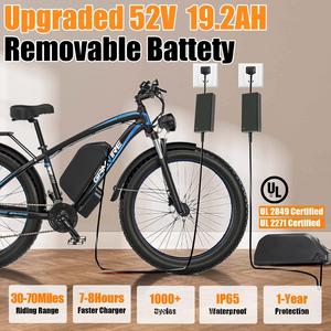 Bicicleta de Neumáticos Anchos de 24 Pulgadas para 26 Vehículos, Velocidad de 37 mph - Product Image 5