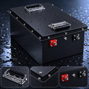 แบตเตอรี่ลิเธียมไอออน LiFePO4 48V/51.2V 150Ah พร้อมระบบ BMS อัจฉริยะ ตรวจสอบสถานะแบบเรียลไทม์ สำหรับรถกอล์ฟ ได้รับการรับรองมาตรฐาน CE รับประกัน 5 ปี - Product Image 1