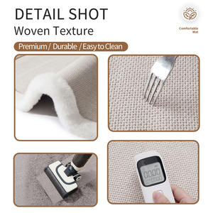 Tapete Ovalado para Mascotas con Borde de Felpa de Cáñamo Sally y Base de Goma Antideslizante para Perros y Gatos, Uso en las Cuatro Estaciones, Lavable a Mano - Product Image 2