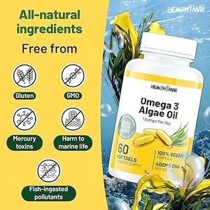 OEM/ODM Capsules molles d'huile d'algues végétales de haute qualité <span class=keywords><strong>Omega</strong></span> <span class=keywords><strong>3</strong></span> Acides gras Végétarien DHA Soutien immunitaire articulaire du cœur - Product Image 6