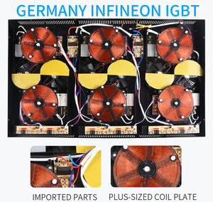 التجاري 6 موقد طهي حراري 900 سلسلة ستة الموقد مجموعة الطبخ الكهربائية - Product Image 4