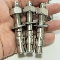 Pengait Batu Panjat Tebing, Plat Gantungan Baut M12, Baja Anti Karat 304 316, Polesan Tinggi, Pengait Baji Ekspansi, Dapat Dilepas, Beban 25-30KN