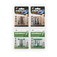 Pila Alcalina Doméstica de 1.5V AA AAA LR03 LR6 para Juguetes, Linternas, Herramientas Eléctricas, Radio, Control Remoto, Electrodomésticos