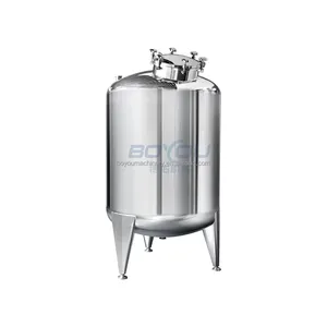 Stainless Steel Storage Tank Food Grade Mixing Tank Sanitary Standard Vessel For Crude Oil Coconut Oil Water Liquid Cosmetics