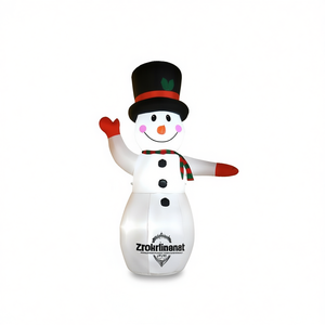 Zrohrlinanat Christmas <b>Snowman</b> Inflatable <b>Outdoor</b> Holiday Yard Decoration PVC 6ft <b>Lighted</b> Decor - Product Image 1