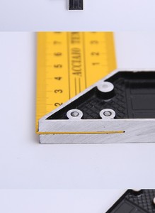 <span class=keywords><strong>12</strong></span> "300 mét thợ mộc Metric và inch Vàng góc vuông Cai Trị 90 độ đo dụng cụ cầm tay hợp kim nhôm thép - Product Image 3