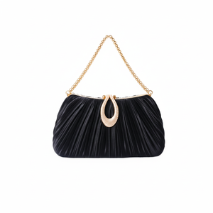 Bolso de fiesta para mujer modelo 2025, tipo clutch con cadena, ideal para bodas y eventos. - Product Image 1