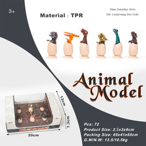 3D simulado respetuoso con el medio ambiente Flexible Material goma naranja Pterosaurio modelo <span class=keywords><strong>dinosaurio</strong></span> poner huevo TPR juguetes para la venta al por mayor - Product Image 6