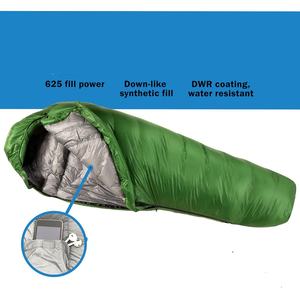 Aegismax Dusk <span class=keywords><strong>Sac</strong></span> <span class=keywords><strong>de</strong></span> <span class=keywords><strong>Couchage</strong></span> Offre Spéciale Extérieur avec Drap pour Été Camping Randonnée pour l'Hiver Vert Voyage Confortable Printemps 1kg - Product Image 5