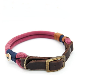 Laisse en cuir végétalien réglable pour chien, collier de luxe, 2024 pour petits, moyens et grands chiens - Product Image 6