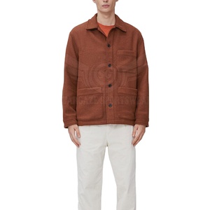 Veste en laine de haute qualité Logo personnalisé Veste en laine Vêtements à la mode Veste en laine pour hommes - Product Image 1
