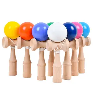 المهنية الجملة خشبية Kendama في حامل مهارة السيف الكرة الكراك الكلاسيكية في الهواء الطلق ماهرا كرة العرافة التعليم المبكر لعبة