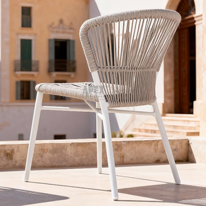 Nuove <span class=keywords><strong>Poltrone</strong></span> <span class=keywords><strong>da</strong></span> <span class=keywords><strong>Giardino</strong></span> Nordiche Moderne di Lusso in Rattan e Alluminio per Balcone - Product Image 4