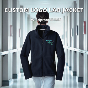 Blouson Bomber Homme Personnalisé en Toile Non Tissée de Haute Qualité, Imperméable, Respirant, Coupe-Vent, Séchage Rapide, Style Décontracté, pour Uniforme Hospitalier - Product Image 2