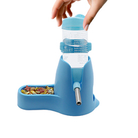 Botol Minum Gantung Hamster Bestpet 3-in-1 ABS Bulat dengan Dispenser Otomatis untuk Hamster Dwarf, Tikus, Landak 80ml Dapat Digunakan Kembali