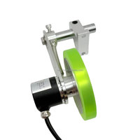 Encodeur rotatif de roue Compteur de compteur 500ppr Encodeur de pilote de ligne 5V avec roue de périmètre de 300mm