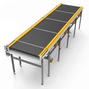 Convoyeur à bande modulaire Truelisort, bon prix, nouveau, en acier inoxydable, PVC, caoutchouc PU, réglable pour la logistique de fabrication, entrepôt - Product Image 1