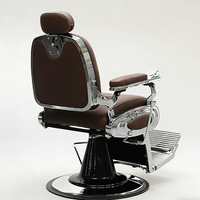 Fauteuils de barbier anciens, fauteuils de barbier robustes pour salon de coiffure, mobilier pour salon de beauté, fauteuil inclinable de barbier