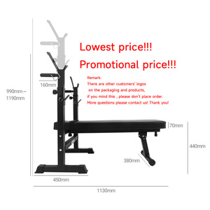 Banco de Pesas Plegable Ajustable a <span class=keywords><strong>Precio</strong></span> Económico Promocional, Equipo de Gimnasio para Levantar Pesas, Banco de Ejercicios para Gimnasio en Casa - Product Image 1