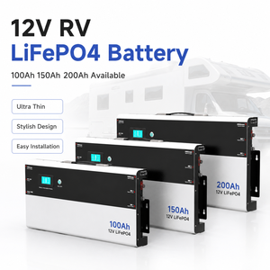 Batterie LiFePO4 à décharge profonde Delong Wholesale 12V ultra-mince murale pour camping-car 12,8V 150Ah - Product Image 4