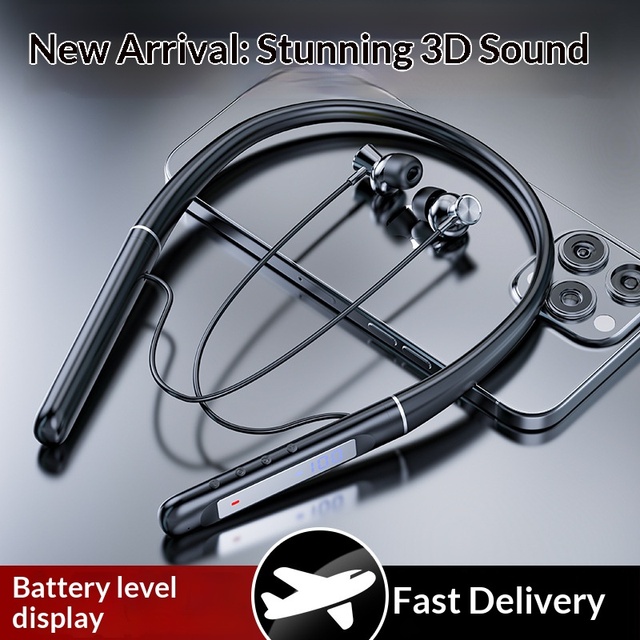 Neckband for 5.0 Headphones New Arrival High Sound Quality Smart Noise Reduction 3 Hours Playtime Wireless Sport Earphones