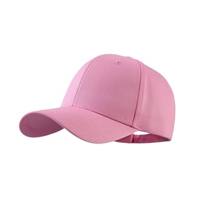 Casquette de sport rouge, noir, blanc, rose, logo brodé, boucle réglable, casquette de baseball - Product Image 1