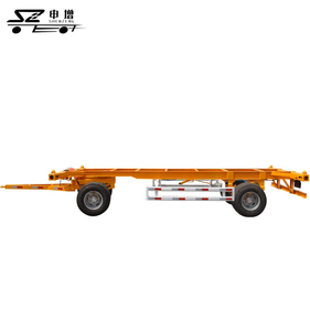 Remorque de châssis de conteneur d'utilisation de remorque complète de type squelette de 10 tonnes à <span class=keywords><strong>vendre</strong></span> - Product Image 2