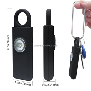 130db sonido fuerte SOS llavero sirena con mosquetón emergencia autodefensa alertas para mujeres escuela niños corredores nocturnos - Product Image 3