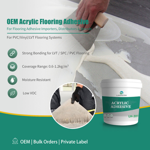 High Initial Tack LVT <strong>Flooring</strong> Adhesive 5kg Grey Moisture Resistant Water Based Acrylic LVP <strong>Flooring</strong> <strong>Vinyl</strong> Plank <strong>Glue</strong> - Product Image 4