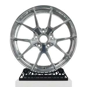 Jantes de voiture forgées KE VS-5RS au design musclé et élégant, en aluminium chromé poli, de 17 à 26 pouces, légères, compatibles avec les voitures particulières 5x114.3 - Product Image 2