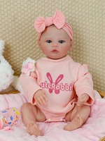Boneka Bayi Reborn 19 Inci, Mirip Bayi Asli, Bahan Vinyl Lembut, Mainan Bayi Baru Lahir Realistis untuk Hadiah Anak, Grosir, Custom