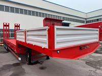 Promotion : Semi-remorque surbaissée à 2 essieux, remorque standard pour le transport d'excavatrices