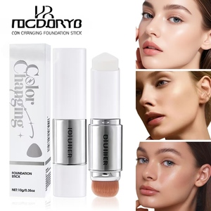 Novedad 2026: Base de Maquillaje en Barra con Cobertura Total, Impermeable, Blanqueadora y Natural, con Pincel y Efecto de Cambio de Color - Product Image 5