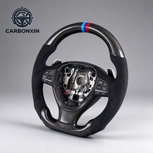 Volante de Fibra de Carbono para BMW Led Sport F20 F21 F52 F30 F31 F34 F10 F11 F07 F18 F06 F12 F13 F01 F02 F26 X6 F16 328i - Product Image 2