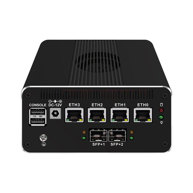 ST-AD12N-6S  Firewall Mini Router 12th Gen In-tel N100 2.5g 4x I226-v Lan Ddr5 HD DP Industrial Fanless Mini Pc