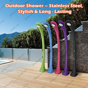 Juego de ducha colorido para exteriores con suelo de pie, columna de lluvia, <span class=keywords><strong>piscina</strong></span>, playa, jardín, juego de Ducha - Product Image 3