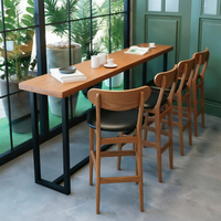 Chaise haute en bois massif pour restaurant, chaise haute en bois personnalisée pour café, restauration