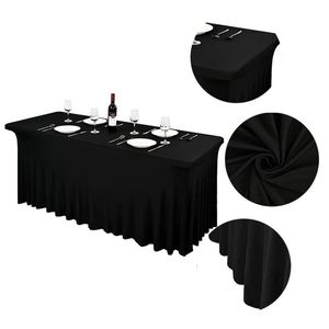 New Custom Fashion Rectangular <b>TableCloth</b> Red Polyester <b>Table</b> Cloths <b>for</b> Event - Product Image 3