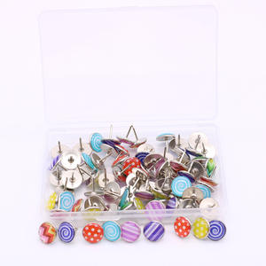 <span class=keywords><strong>Promo</strong></span>-Set mit Elefantenmuster-Reißnägeln, Zeichenstiften und Stecknägeln - Product Image 1