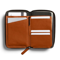 Sublimation Blank Transparenter Pass halter Luxus Passport Wallet Mit Reiß verschluss Und Sim Halter