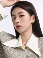 FY-ED438 2025 Anting Stud Terbaik untuk Wanita Desain Tetesan Air Mewah Ringan Baru Jarum Perak Murni Berkualitas Tinggi Sederhana