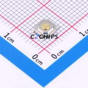 TS-1187-015C Tactile Switch SMD,5.2x5.2mm Switch Single Pole Single Throw Round Button Vertical Mount 5.2mm - Product Image 1